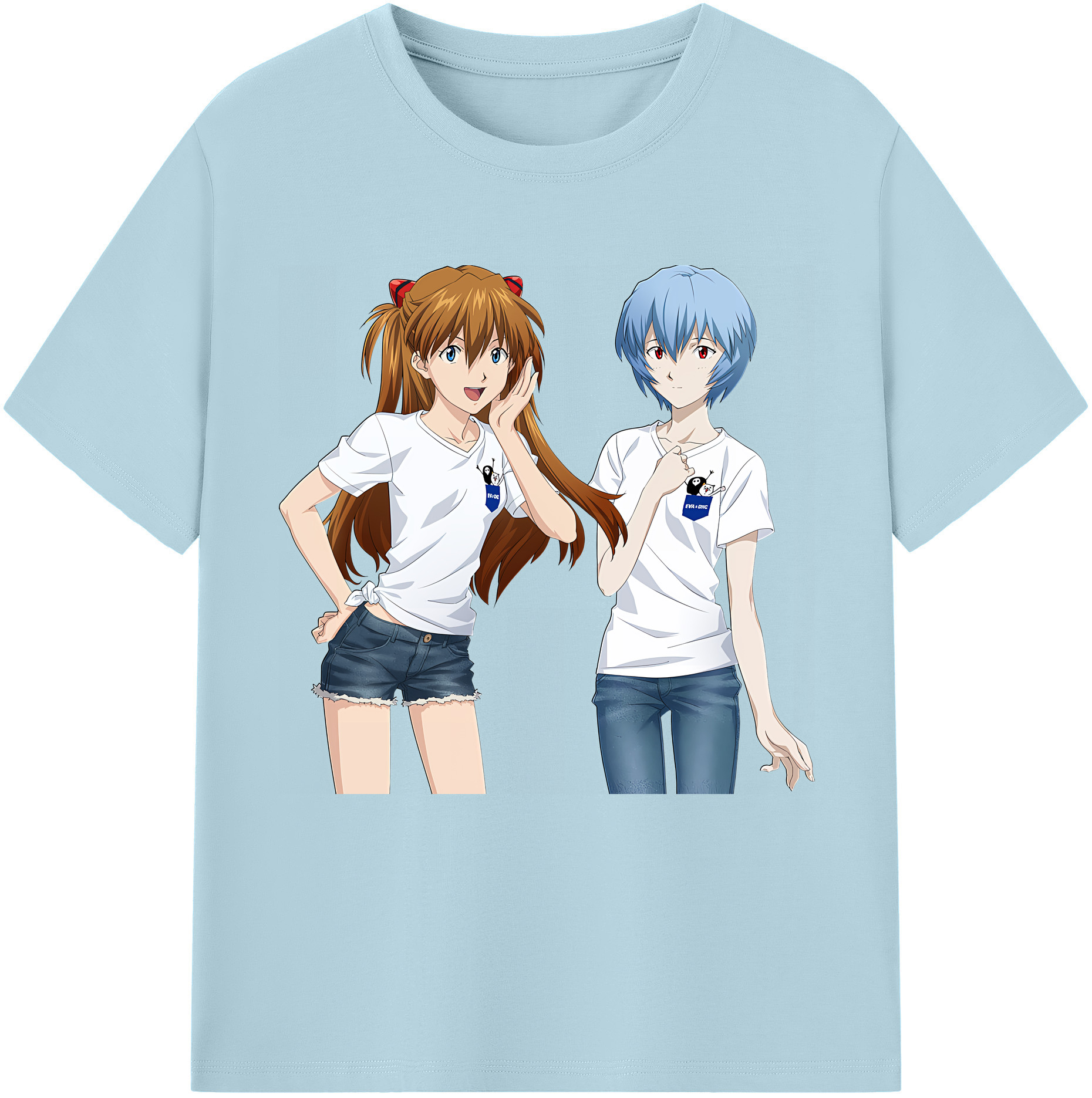 （画像用） EVA 新世紀エヴァンゲリオン 綿100％半袖Tシャツ（フロントプリント）